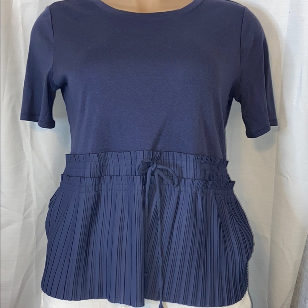 Simply Vera Vera Wang Blue Shirt